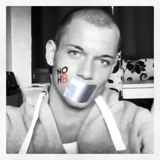 Alex Crossan - Uploaded by NOH8 Campaign for iPhone