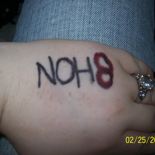 Mo-Nique, NOH8 - My first NOH8 picture.