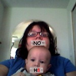 maria hafer - my little brother has NOH8 either<3