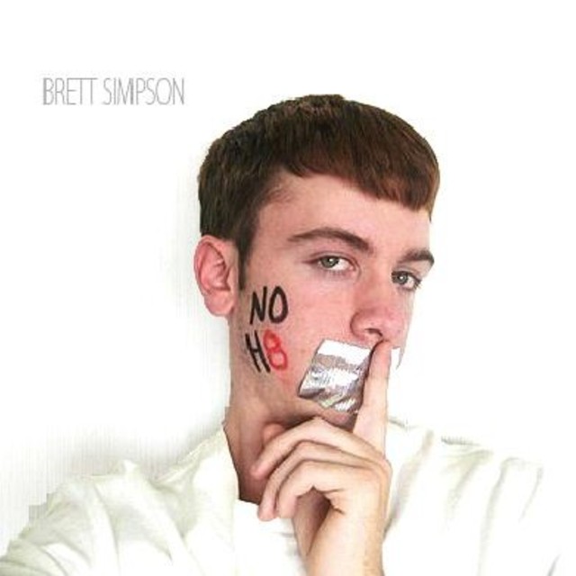 Brett Simpson - This is my NOH8 picture i did myself.
