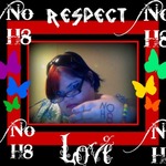Kandi - this is my NOH8 picture I hope you like it and there should be peace and no bullying or any kind of hurtful fights