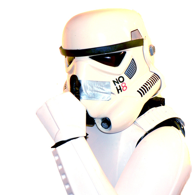 Dan Rutherford - Me as a Stormtrooper, even the Empire supports NOH8