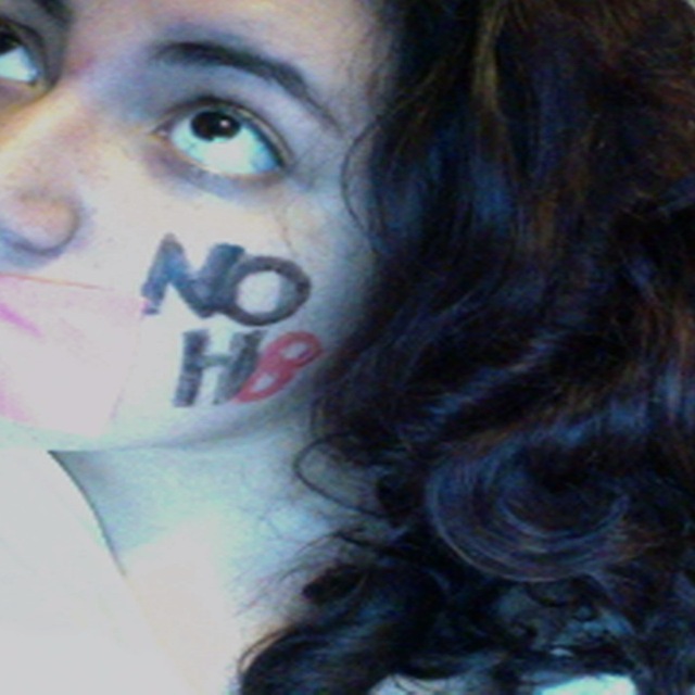 Leanne perez - I support the No H8 campaign because I think about my friends who are gay and I would hate for them to be hurt in any manner because of who they are. Society needs to stop judging the gay,lesbian, bisexual etc, because they are amazing people, NEVER judge a book by it's cover! 