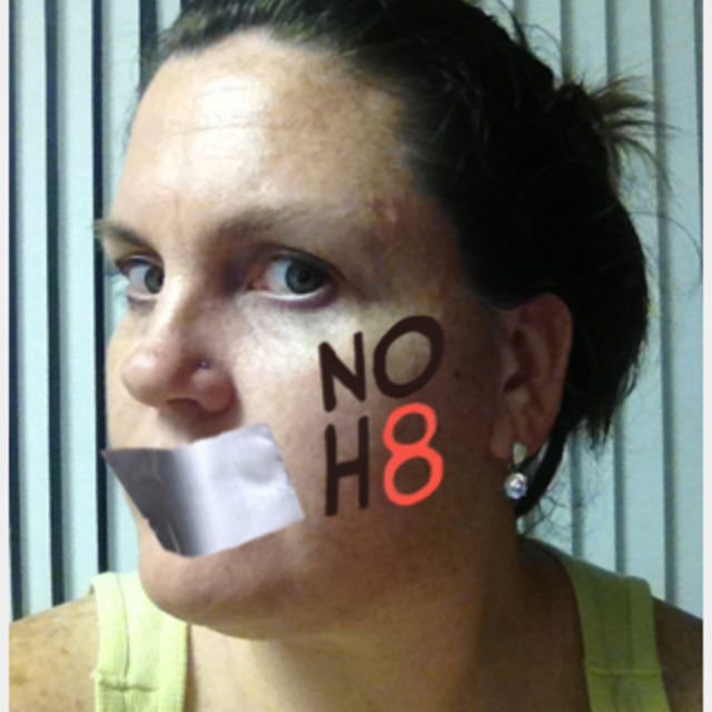 Sarah Fournier - Uploaded by NOH8 Campaign for iPhone