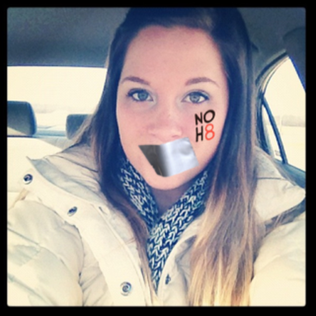 Kayla Fortney - Uploaded by NOH8 Campaign for iPhone