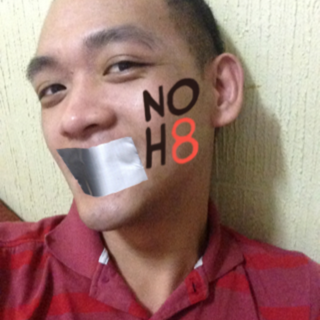 Gersie Caballes - Uploaded by NOH8 Campaign for iPhone