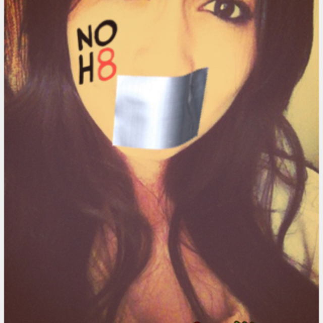 Perla Villanueva  - Uploaded by NOH8 Campaign for iPhone