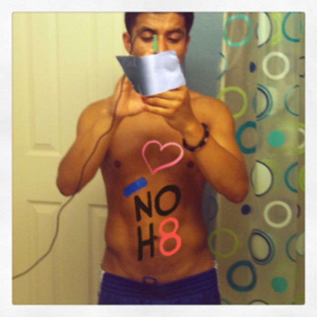 Aldo Garcia  - Uploaded by NOH8 Campaign for iPhone