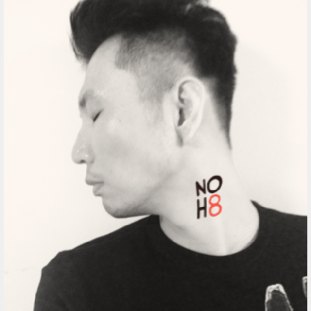 Jake Wang - Uploaded by NOH8 Campaign for iPhone