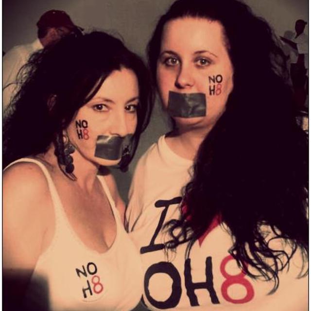 Heather Howard - My Mom & I showing our support for equality!