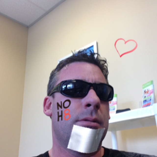 Leigh  Hunt - Uploaded by NOH8 Campaign for iPhone