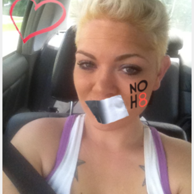 Amber Junot - Uploaded by NOH8 Campaign for iPhone