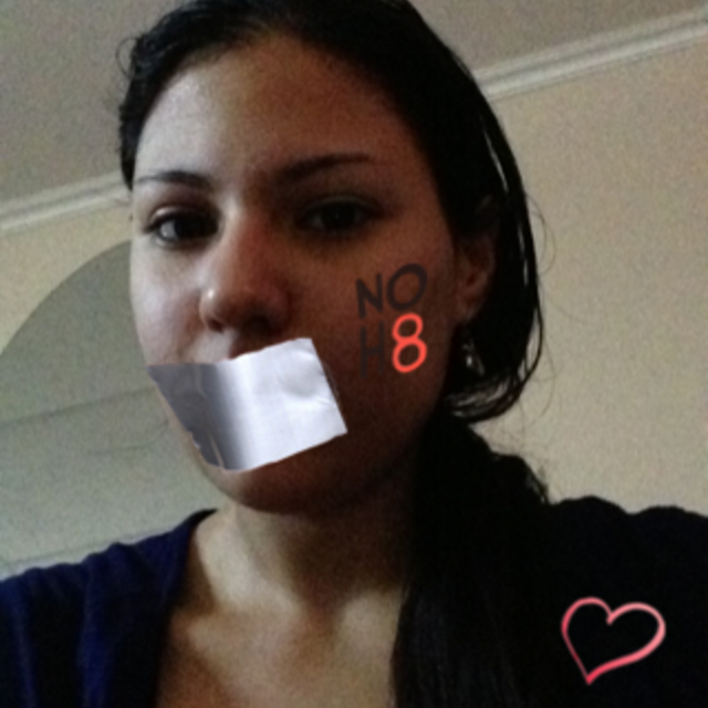 Daniela Castro-Cevallos - Uploaded by NOH8 Campaign for iPhone