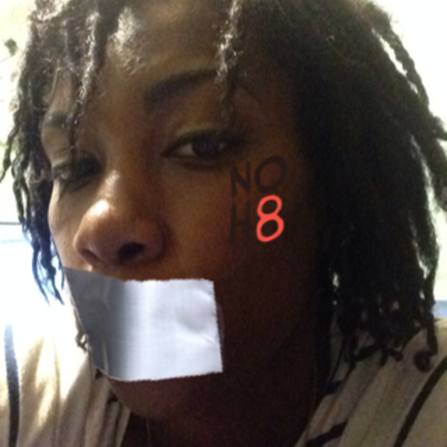Monique  Gatewood - Uploaded by NOH8 Campaign for iPhone