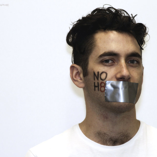 Emma Townley - My dear friend Max is directing The Laramie Project with his cast at The Nuffield Youth Theatre, so, for inspiration, we did our own NO H8 campaign. Very good fun, and very rewarding. 