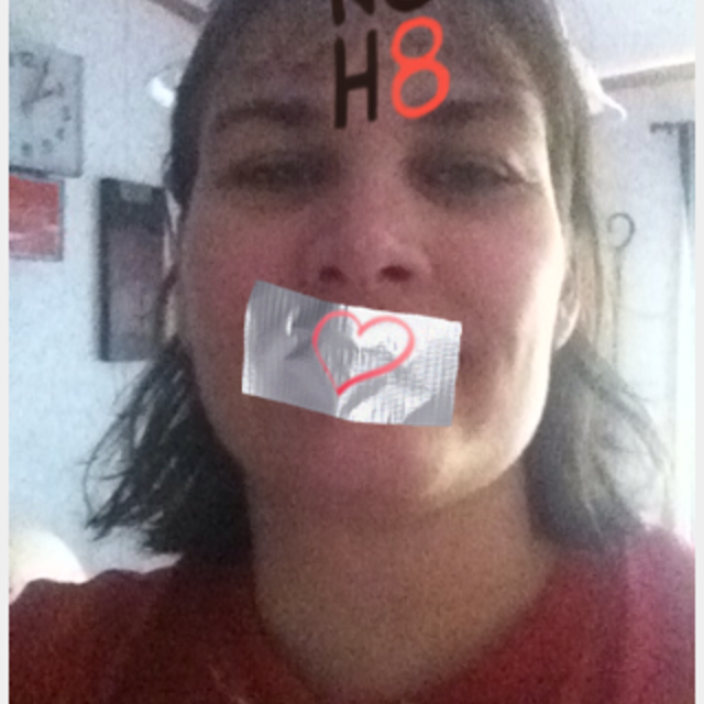 Dawnyell Neidige - Uploaded by NOH8 Campaign for iPhone