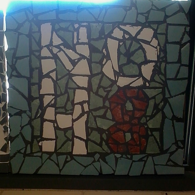Haylee B - A mosaic representing the NOH8 Logo