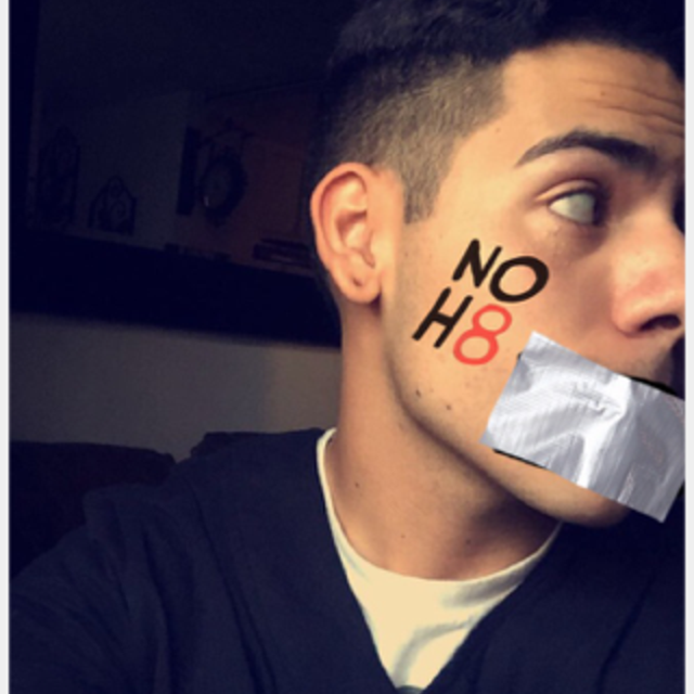 Alex Loera - Uploaded by NOH8 Campaign for iPhone