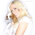 Crystal Harris and Puppy