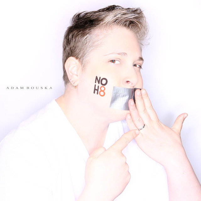 Dasha Snyder's NOH8 photo by Adam Bouska