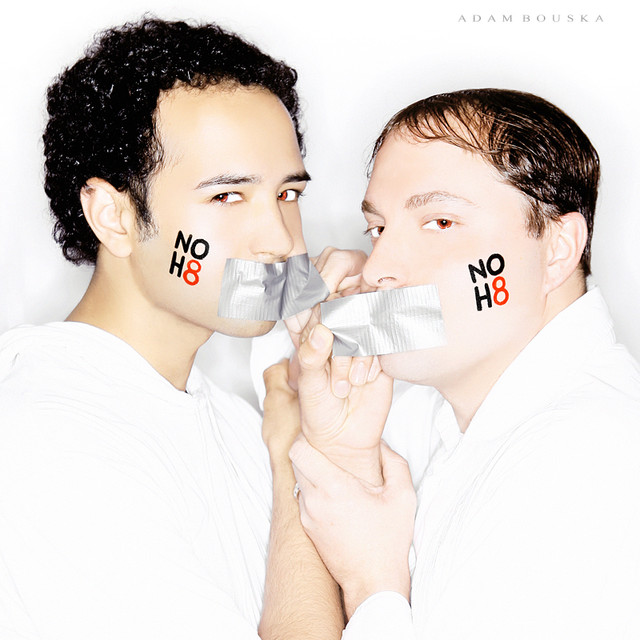 Saying NO to H8 & YES to LOVE NOH8 Campaign