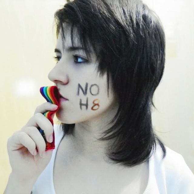 Natália Lara - My first NOH8!