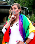 Marie Calfopoulos - This photo was taken at the Bethesda Fountain in Central Park, NYC, on June 25, 2011. Our group of friends from around the world proudly came together to fight for equality & love for all. This moment was even more magical given the bill for gay marriage in the New York state had passed the night before! <3