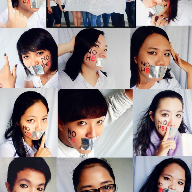Thuy Linh Ho - This is NOH8 photoshoot of Vietnamese Glamberts and it's dedicated to NOH8 campaign.We'd be honored if this could help to stop hate. Thuy Linh Ho - This is NOH8 photoshoot of Vietnamese Glamberts and it's dedicated to NOH8 campaign.We'd be honored if this could help to stop hate.