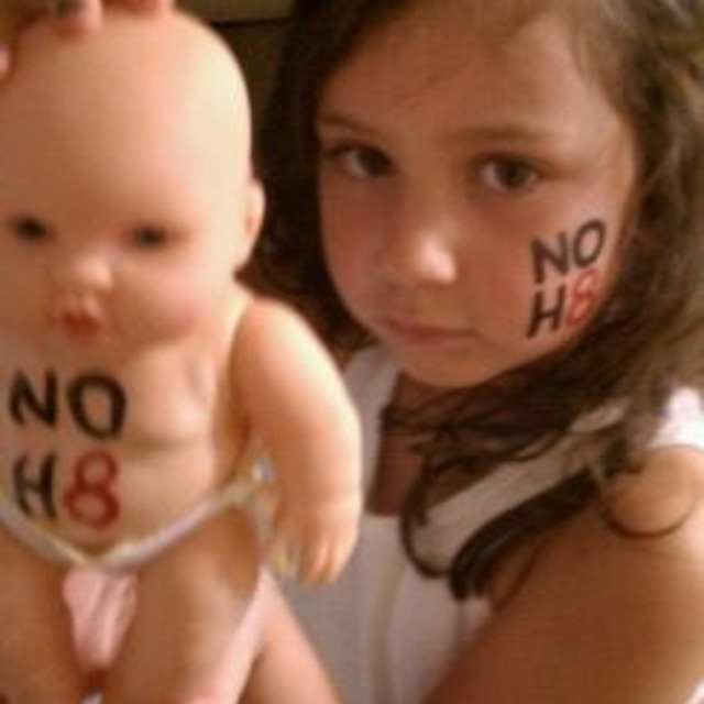 Tracy Wagner - The doll was supposed to be in our official NOH8 photo but bowed out at the last minute.... Tracy Wagner - The doll was supposed to be in our official NOH8 photo but bowed out at the last minute....
