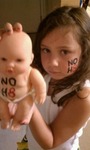 Tracy Wagner - The doll was supposed to be in our official NOH8 photo but bowed out at the last minute....