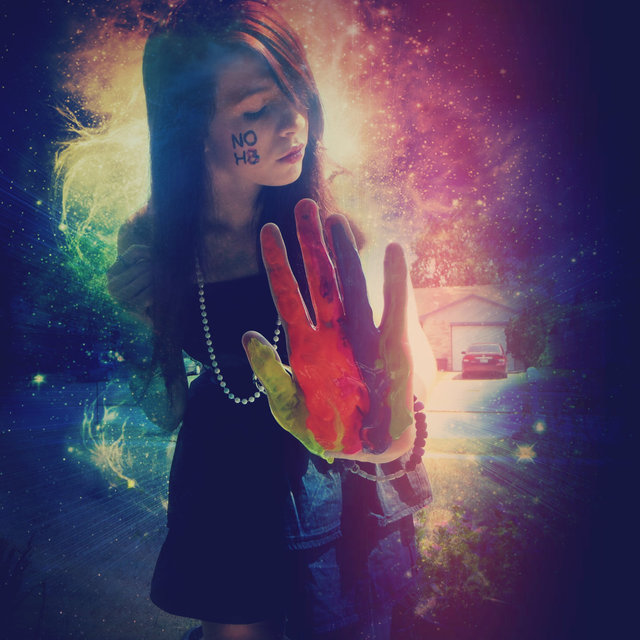 Jamie Johnson - I took this photo using a tripod, outside of my house. It was for a contest to represent our support on the NOH8 Campaign. I have my own personal past, present and future most likely, experiences with being hurt verbally, physically, mentally and emotionally due to what I believe in and what my heart follows. I chose the common "rainbow" colors, not because it shows "gay pride" but, I think it shows more, as in involving everyone. Each color represents people. And the rainbow, represents how those people should be brought together, and stay together, because that's what makes us beautiful, in my mind. Jamie Johnson - I took this photo using a tripod, outside of my house. It was for a contest to represent our support on the NOH8 Campaign. I have my own personal past, present and future most likely, experiences with being hurt verbally, physically, mentally and emotionally due to what I believe in and what my heart follows. I chose the common "rainbow" colors, not because it shows "gay pride" but, I think it shows more, as in involving everyone. Each color represents people. And the rainbow, represents how those people should be brought together, and stay together, because that's what makes us beautiful, in my mind.