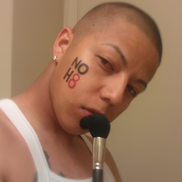 martin saldana - Art of Makeup #NOH8 