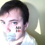 Brian Hamel - My NOH8 photo. I got lucky with how well I've been treated. This photo is for all those who have not been so lucky.