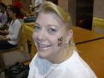 Tracy Stevens - Just got my tattoo....waiting for my photo shoot.