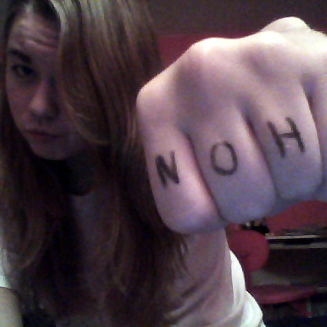 Danielle Stiegler - "NOH8, No problem"...."It Gets Better"...."What if you were in there shoes"..."Bullying=Illegal"..."Stay Strong" Danielle Stiegler - "NOH8, No problem"...."It Gets Better"...."What if you were in there shoes"..."Bullying=Illegal"..."Stay Strong"