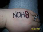 Mo-Nique, NOH8 - My first NOH8 picture.