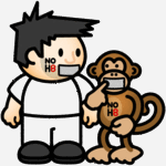 Dave2 - Lil' Dave and Bad Monkey from Blogography join the NOH8 Campaign!
