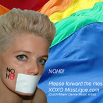 miss Angie Lique - Dutch / Miami,fl Dance Music Artist Miss Angie Lique Supports NOH8 campaign!!. Equal rights for everyone. Check her NOH8 statement during Gaypride in Amsterdam on youtube.