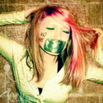 mandie ross - My photo I took of my daughter for the NOH8.  My friend Aubrey edited it.  I have taught her to love everyone for who they are!  