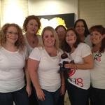 wytfeather - Me and my girls w/HairyIt...our traveling beaver...at the Tulsa NOH8 photo shoot!!