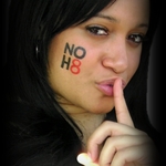 London Sharee - London Sharee for NoH8. 
Together our actions speak louder than our words...