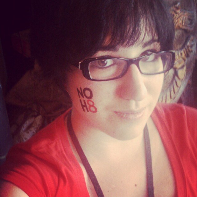 Diana Gaeta - Volunteering at the Charleston, SC NOH8 Campaign event!