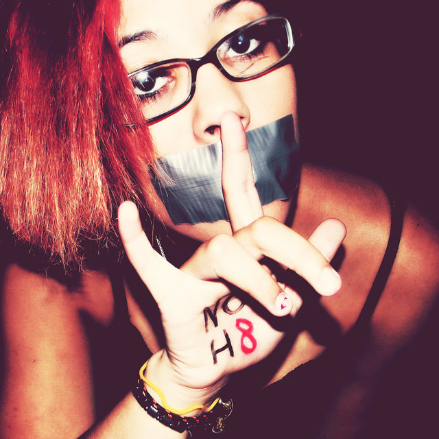 Ashley - NOH8  Shh.