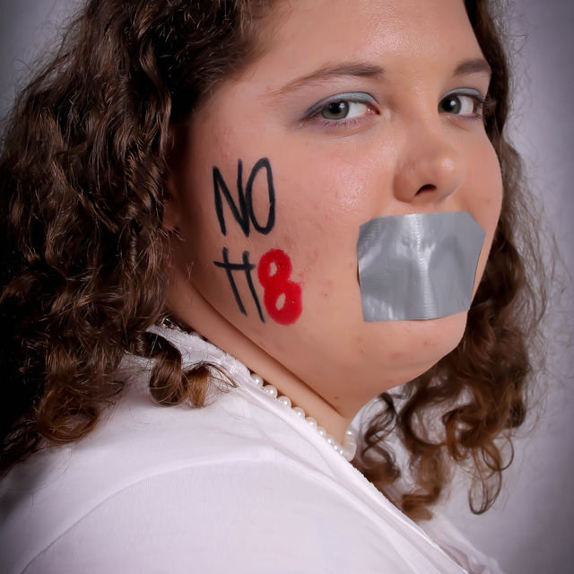 Brandi Cox - Taken at Bennet COllege in North Carolina. For their BRIDES Gay Pride week.