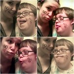 Bree Wright - my brother and i promoting NOH8! ♥