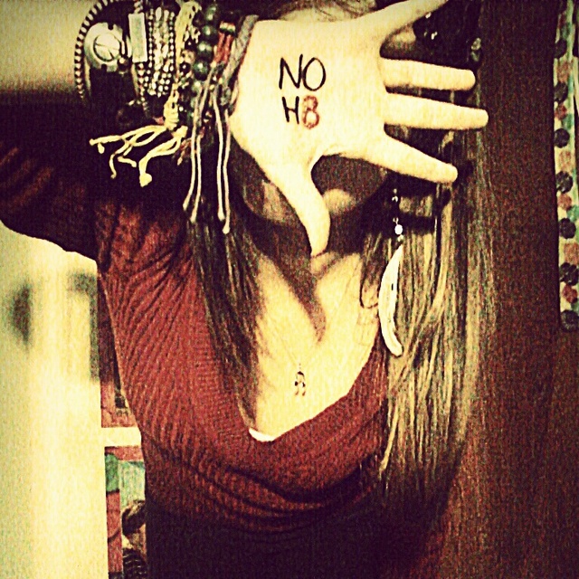 Little Kayla - i'm proud to say i am a full supporter of LGBT right. everyone is equal. everyone deserves love and happiness. no one deserves to be treated differently for the way they are. let's spread the word, and make a change in the world. #NOH8 #equality #love #change #cometogether Little Kayla - i'm proud to say i am a full supporter of LGBT right. everyone is equal. everyone deserves love and happiness. no one deserves to be treated differently for the way they are. let's spread the word, and make a change in the world. #NOH8 #equality #love #change #cometogether