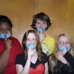 Matthew Nairn - Izzy McCoy, Matthew Nairn, Bre-enna Davis, and Kaylynn Davis show their support for NOH8 by voluntarily silencing themselves for an entire school day.