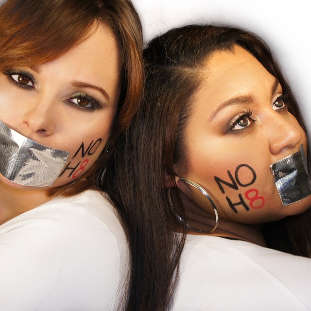 Traci Garcia - Love is love! Cousins supporting the NOH8 Campaign. Cousins: Abbie Lopez & Mirely Rodriguez, Photo: taken by Traci Garcia, MUA: Traci Garcia, Retoucher: Iris Alicea Traci Garcia - Love is love! Cousins supporting the NOH8 Campaign. Cousins: Abbie Lopez & Mirely Rodriguez, Photo: taken by Traci Garcia, MUA: Traci Garcia, Retoucher: Iris Alicea