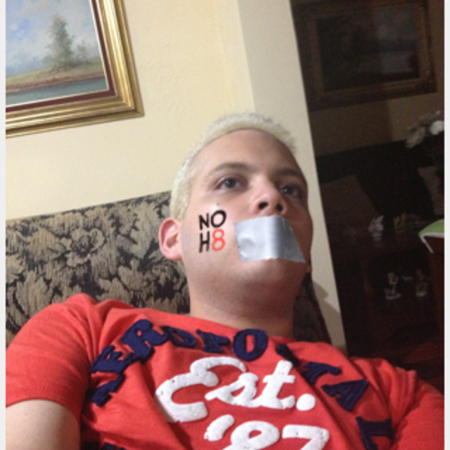 Gonzalo De La Fuente - Uploaded by NOH8 Campaign for iPhone