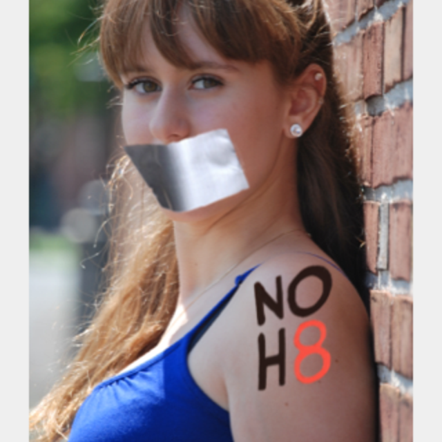 Andrea Laudano  - Uploaded by NOH8 Campaign for iPhone